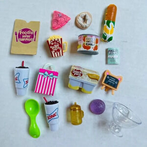 Assorted Mini Snack Kitchen Food Shopping Bag Sonic Tumbler 16 Pieces Hotdog